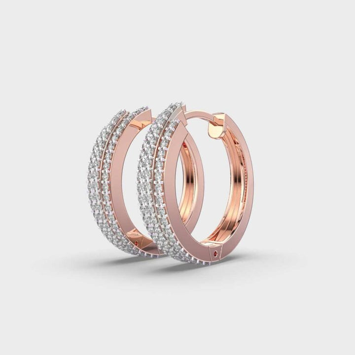 Celebrity Diamond Hoops