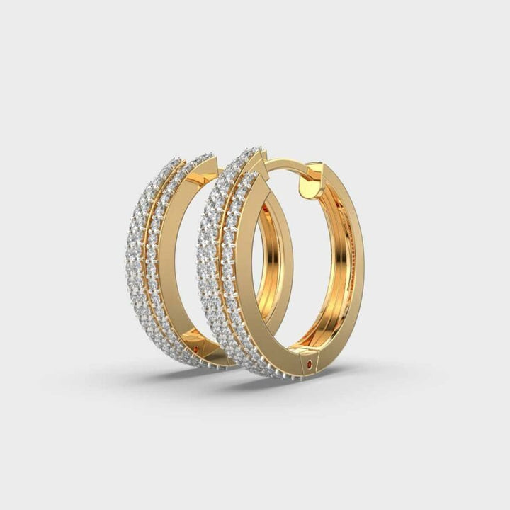 Celebrity Diamond Hoops
