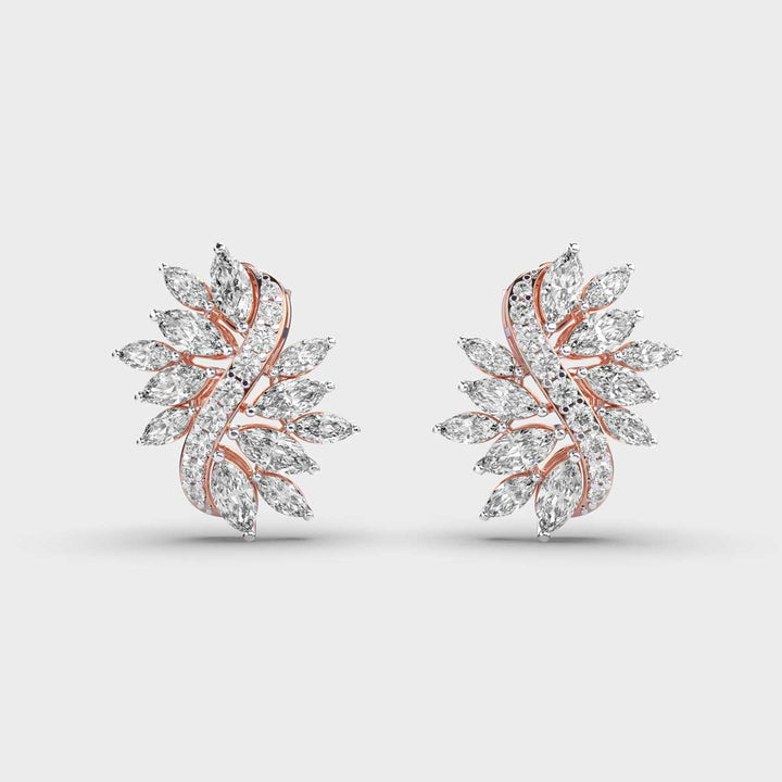 Buoyant Bunch Diamond Studs