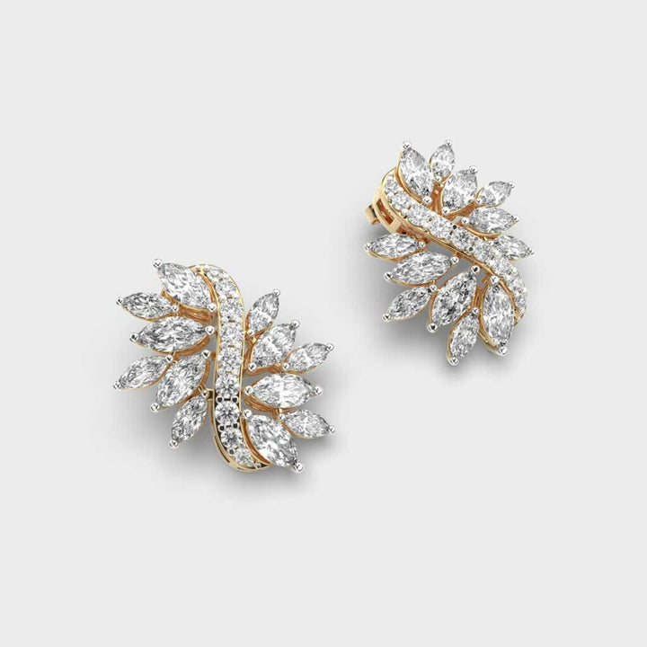 Buoyant Bunch Diamond Studs