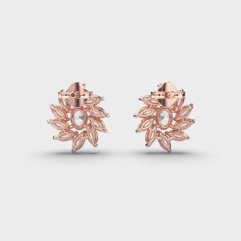 Dancing Petals Diamond Studs