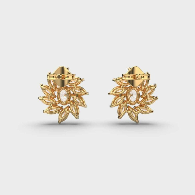Dancing Petals Diamond Studs