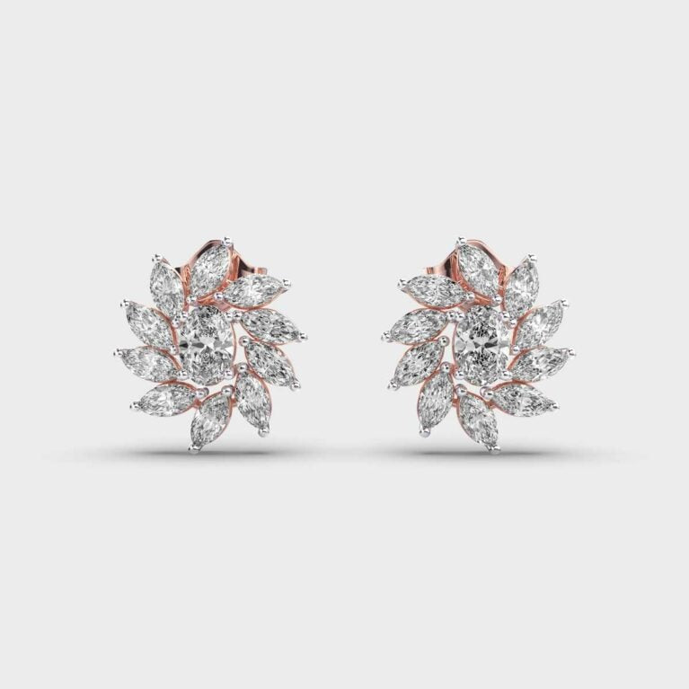 Dancing Petals Diamond Studs