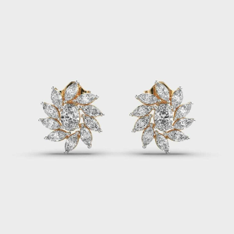 Dancing Petals Diamond Studs