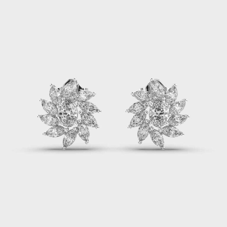 Dancing Petals Diamond Studs