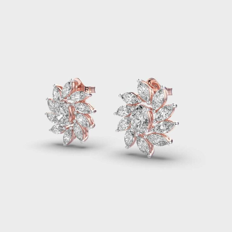 Dancing Petals Diamond Studs