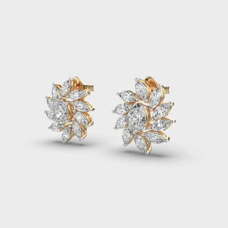 Dancing Petals Diamond Studs