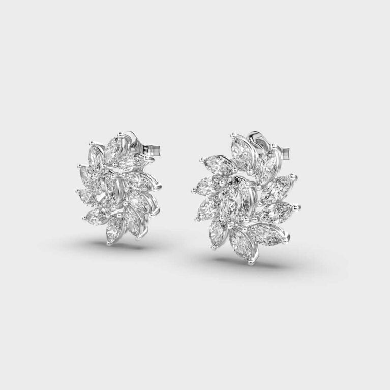 Dancing Petals Diamond Studs