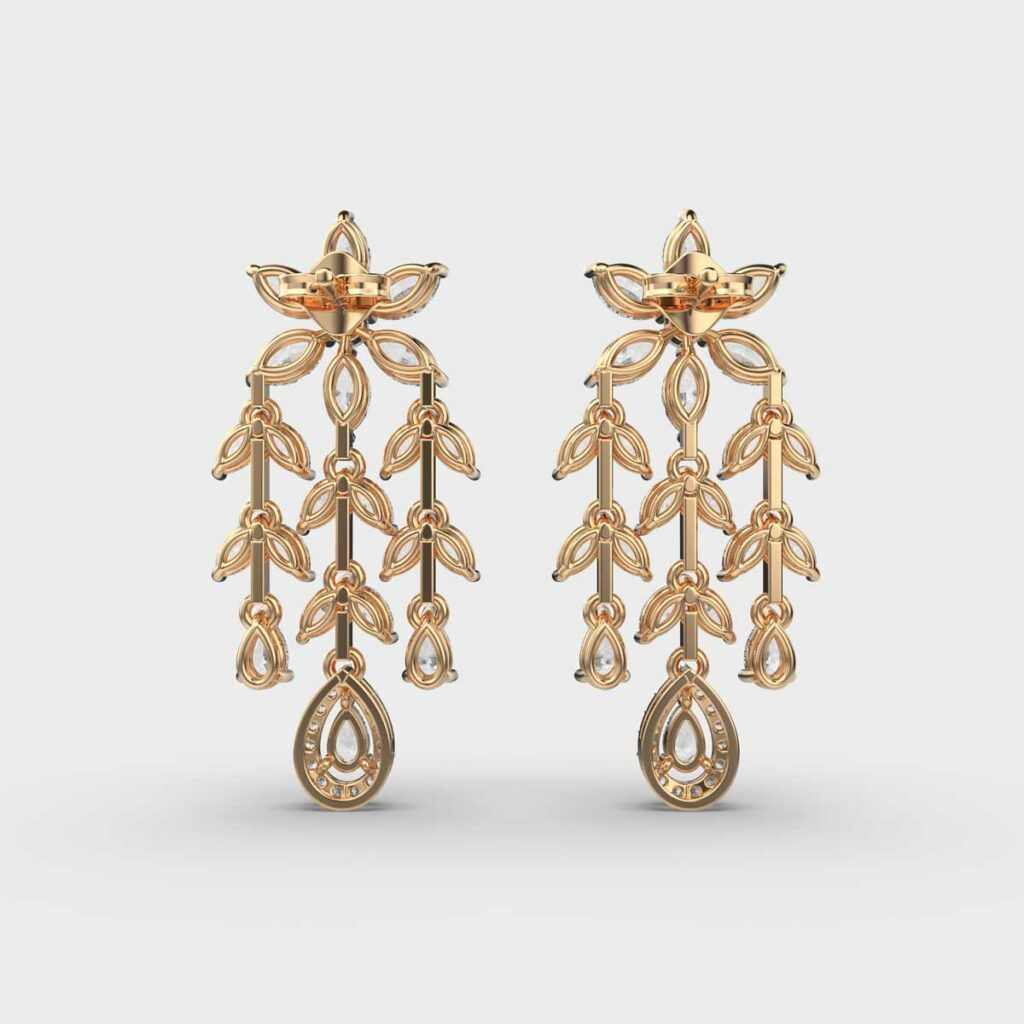 Crystal Trail Diamond Danglers