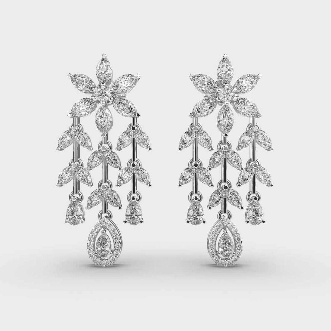 Crystal Trail Diamond Danglers