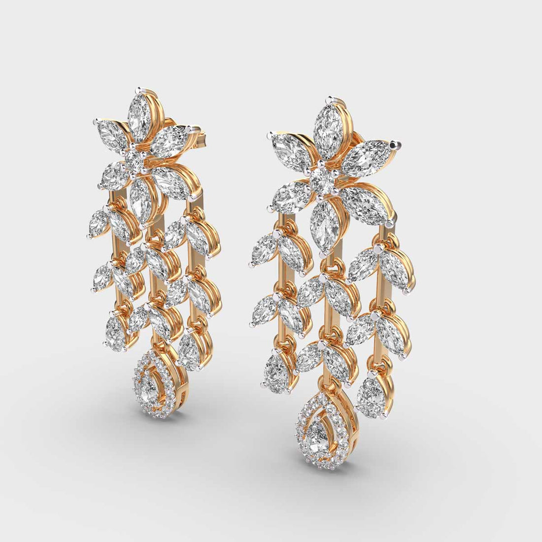 Crystal Trail Diamond Danglers