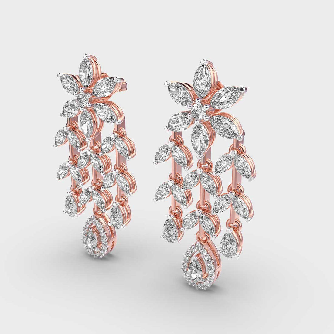 Crystal Trail Diamond Danglers
