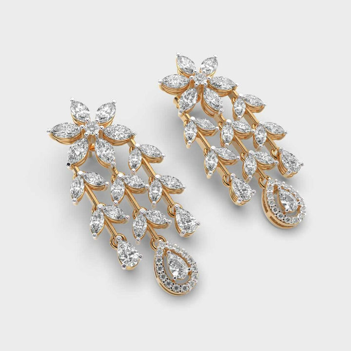 Crystal Trail Diamond Danglers