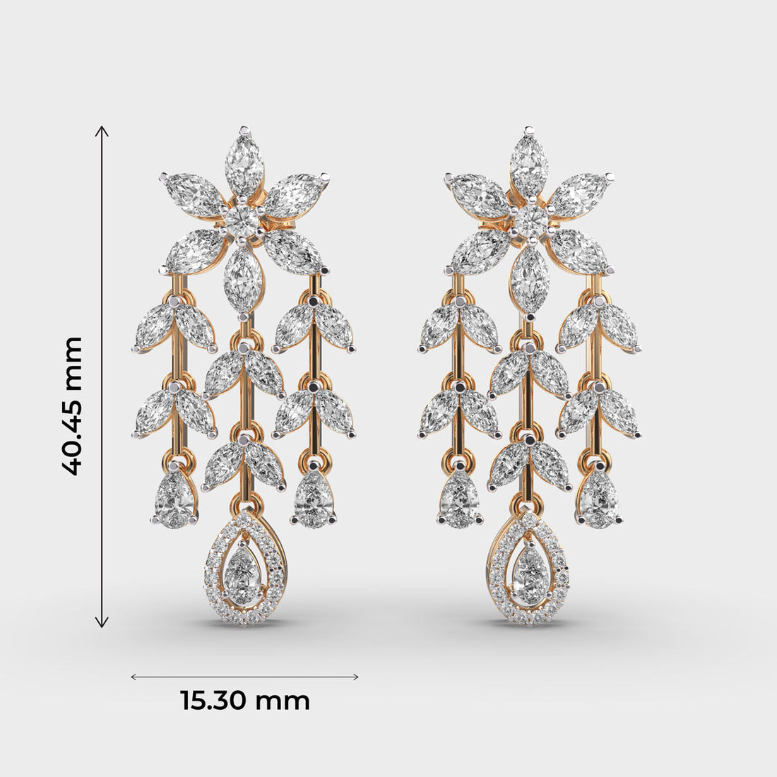 Crystal Trail Diamond Danglers