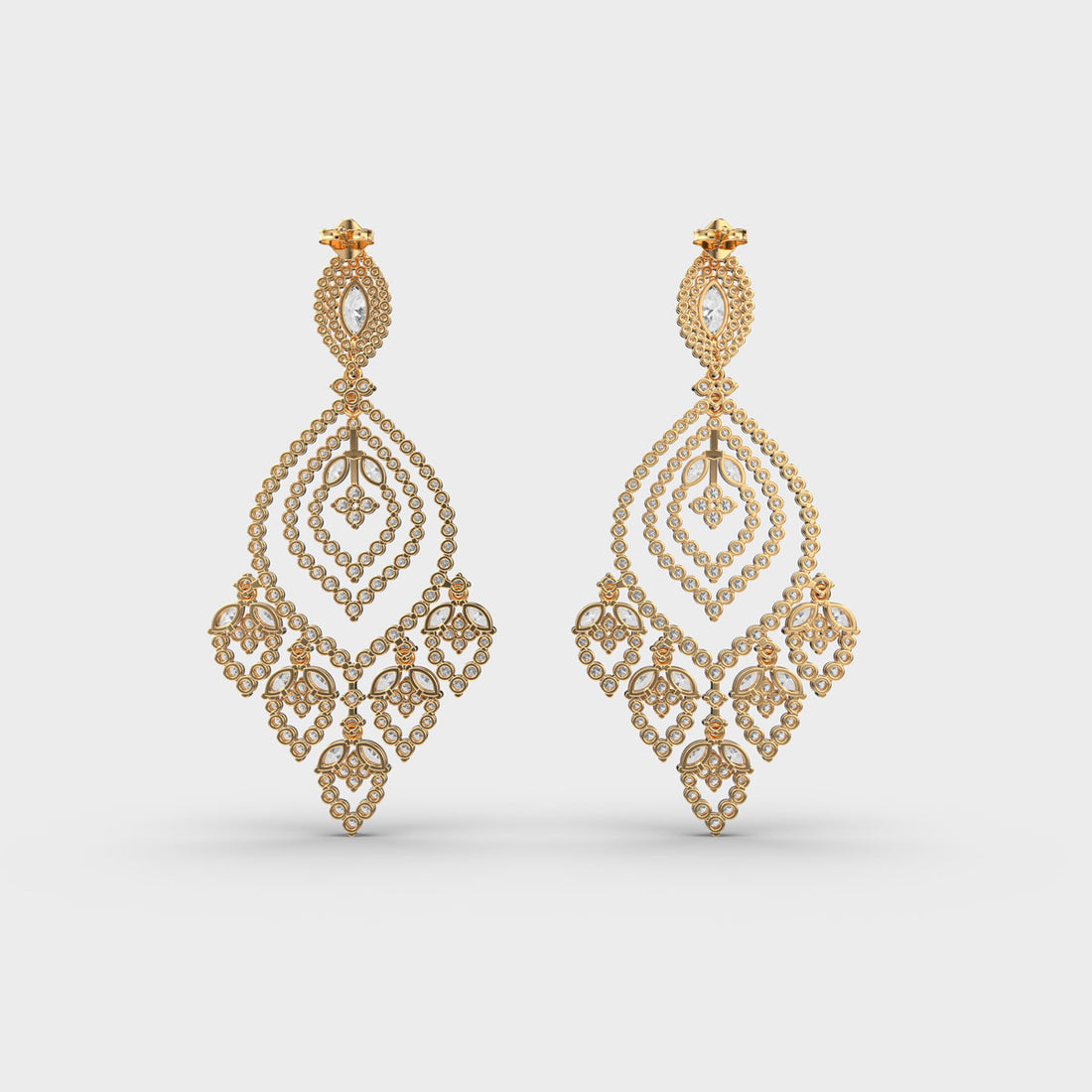 Chandelier Elegance Diamond Earrings
