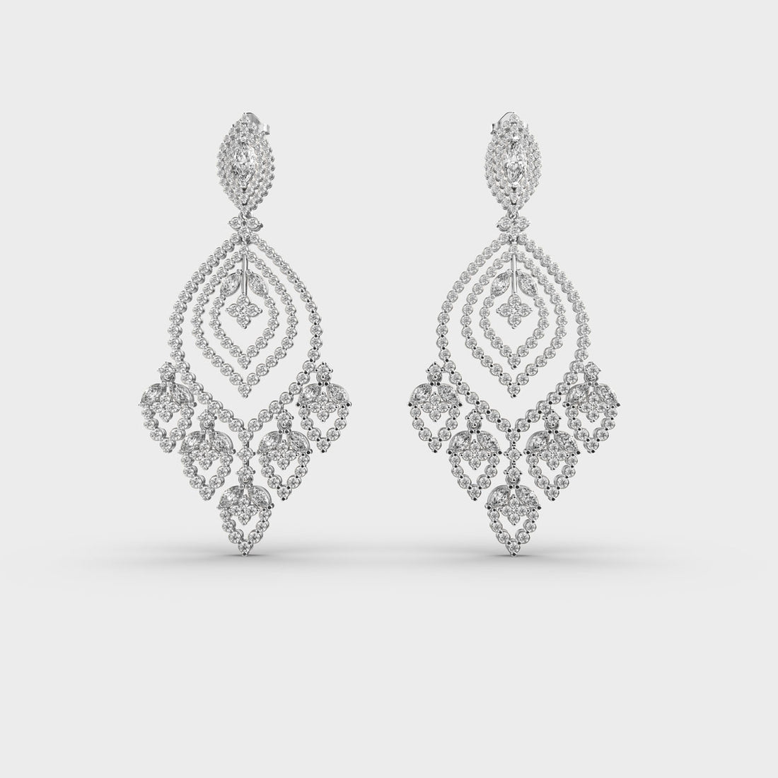 Chandelier Elegance Diamond Earrings