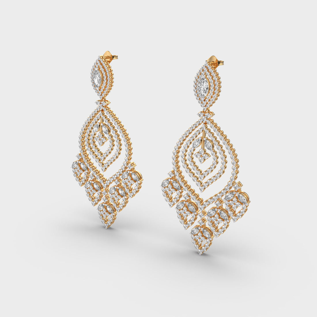 Chandelier Elegance Diamond Earrings