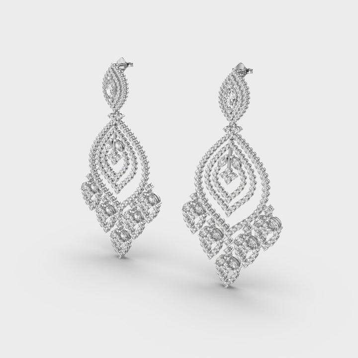 Chandelier Elegance Diamond Earrings