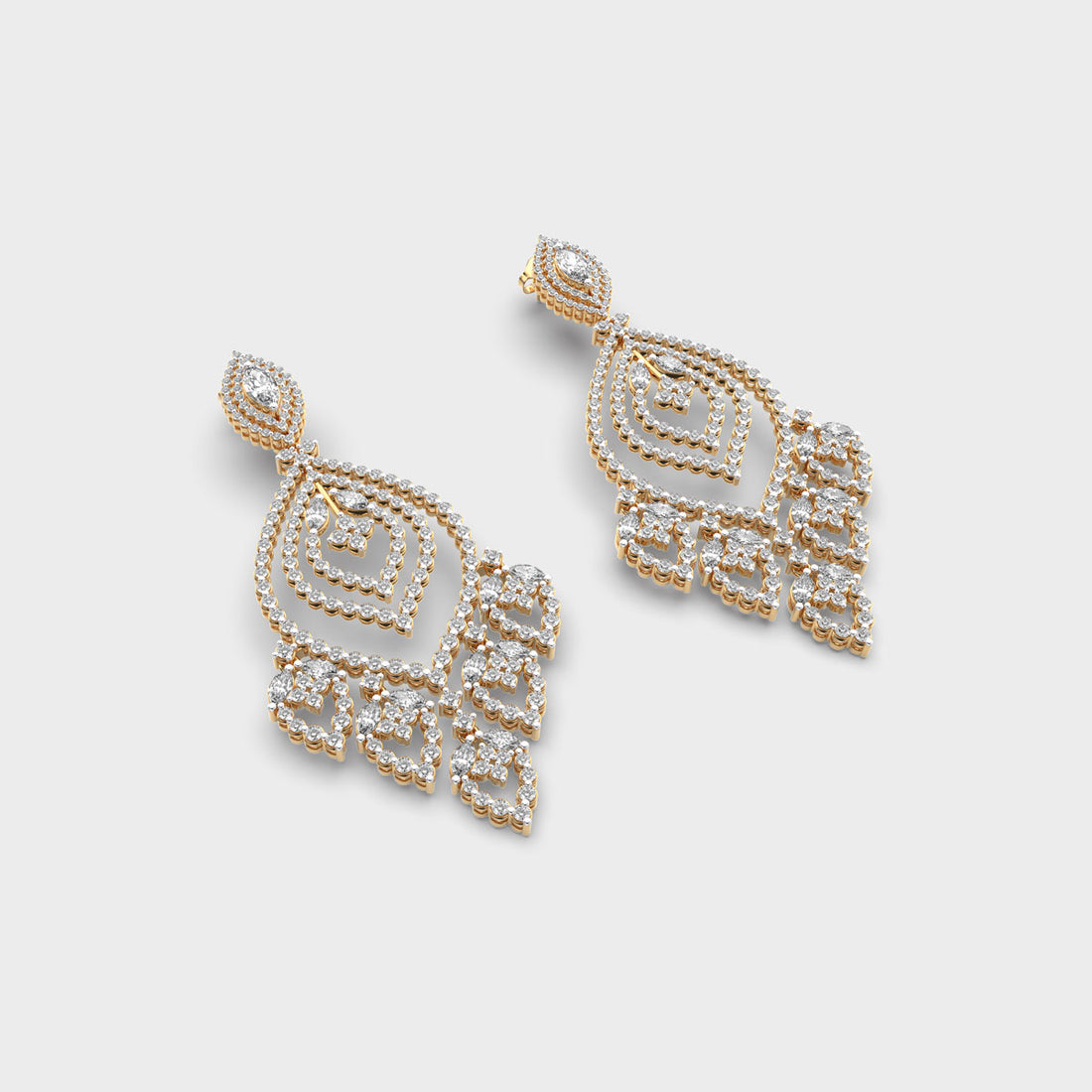 Chandelier Elegance Diamond Earrings