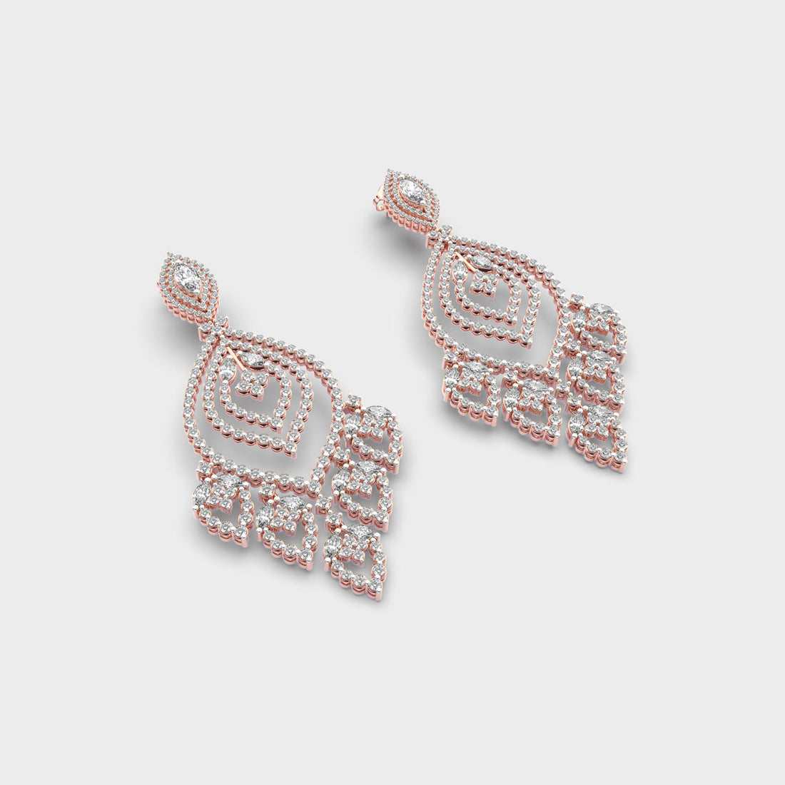 Chandelier Elegance Diamond Earrings