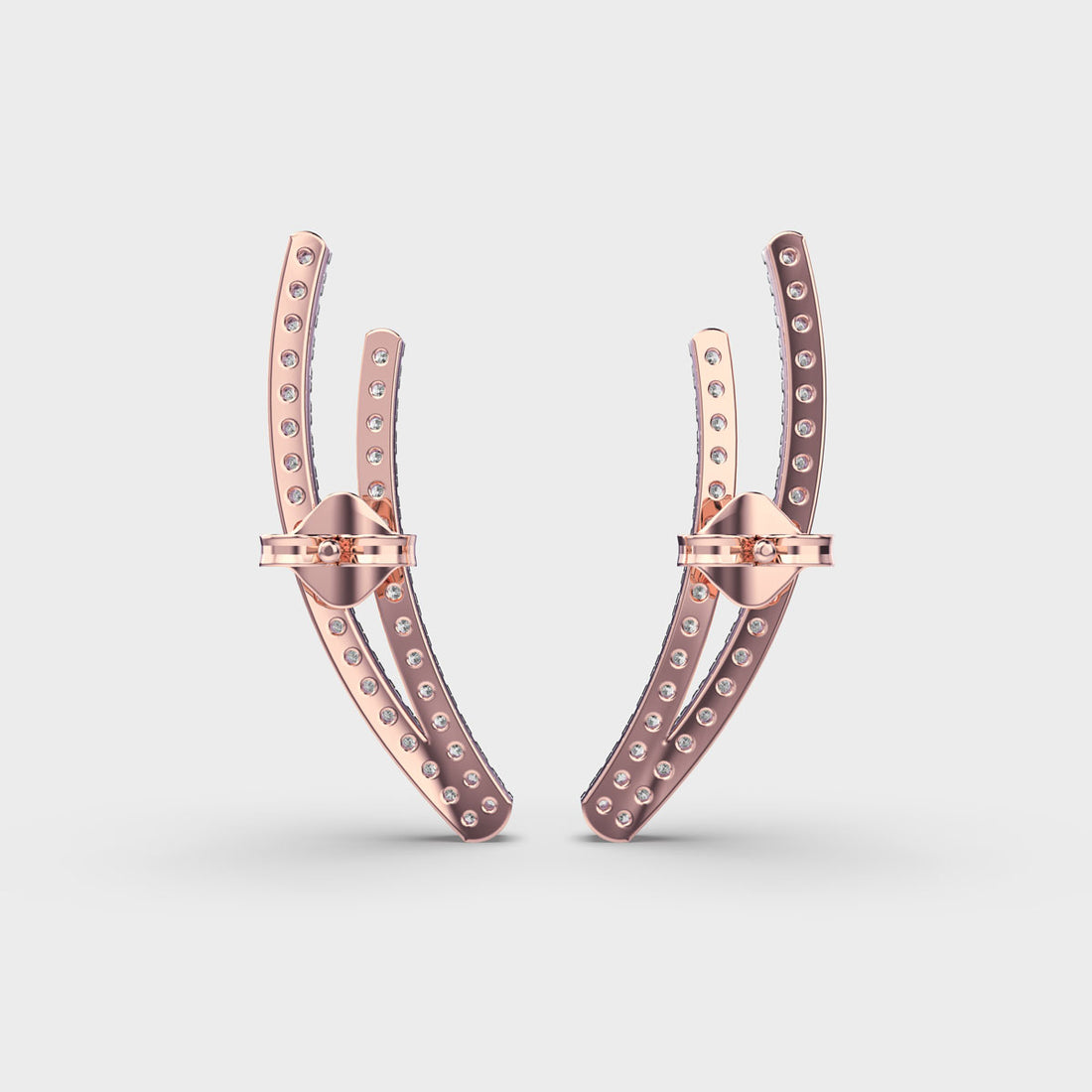 Enchanting Arc Diamond Earrings