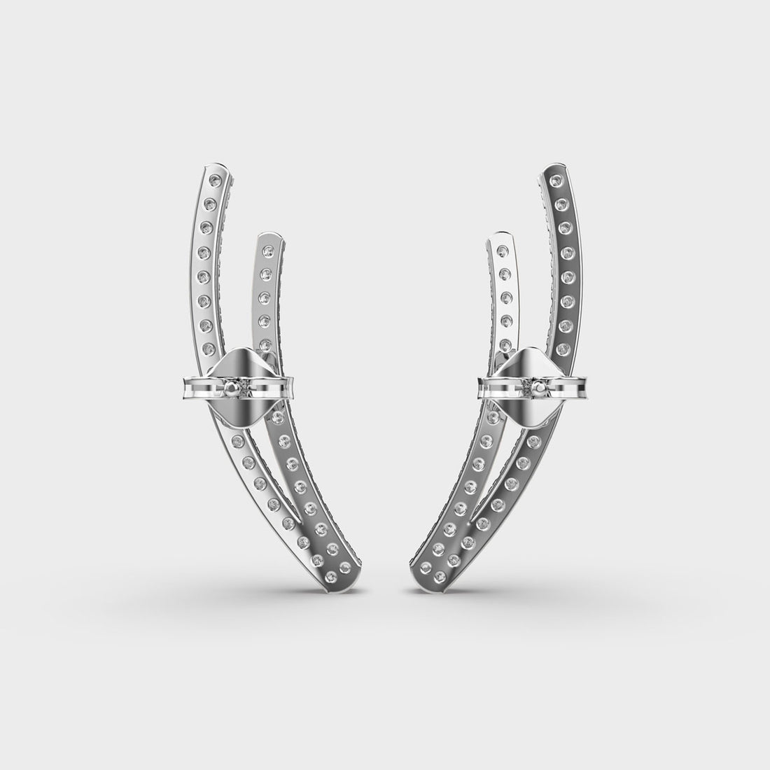 Enchanting Arc Diamond Earrings