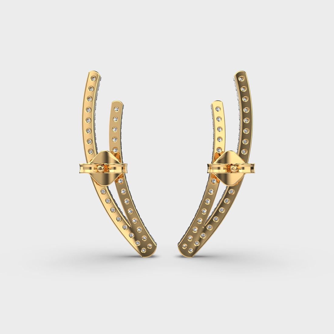 Enchanting Arc Diamond Earrings