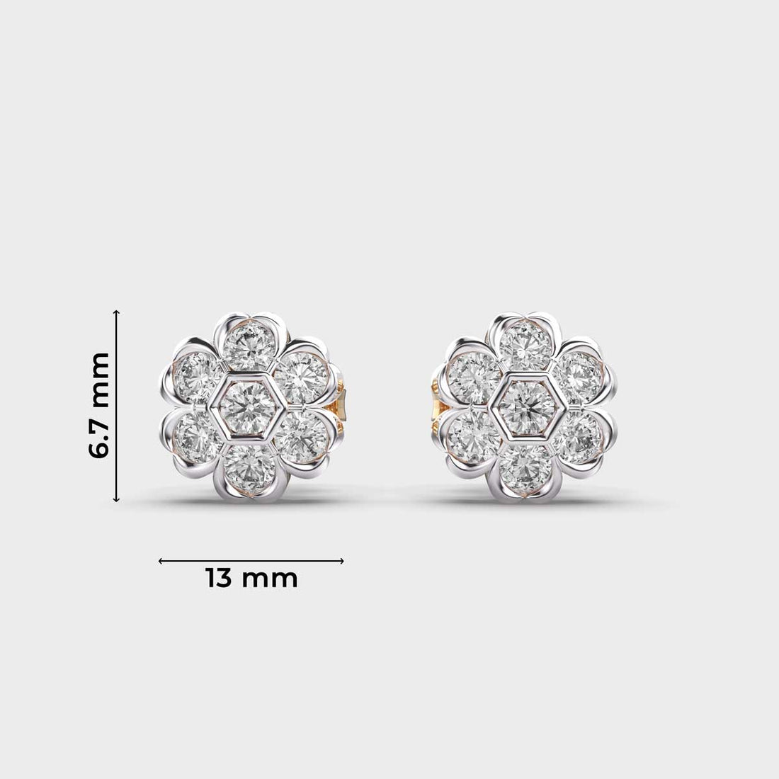 Delightful Blossom Diamond Studs