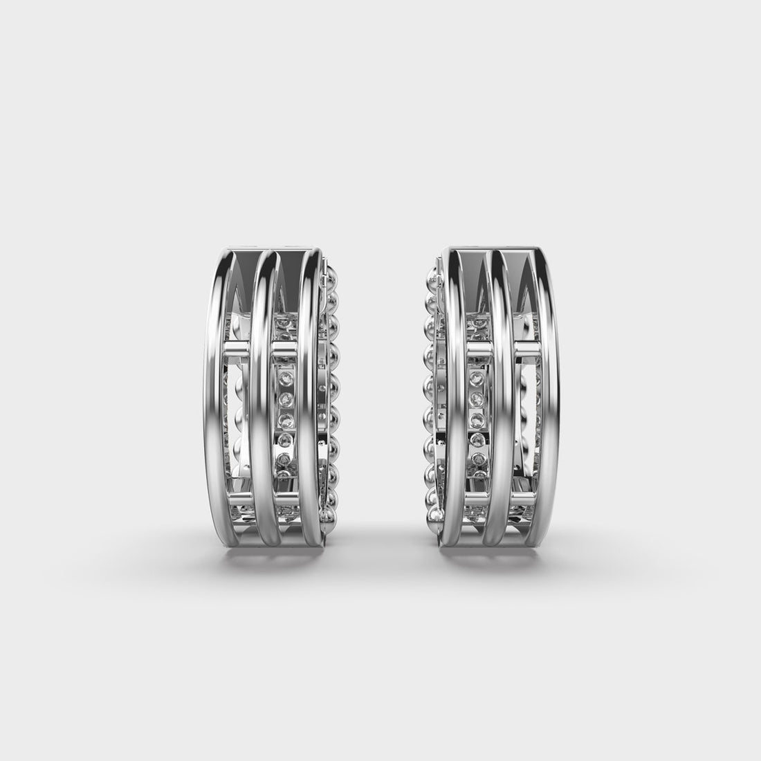 Dewy Diamond Hoops
