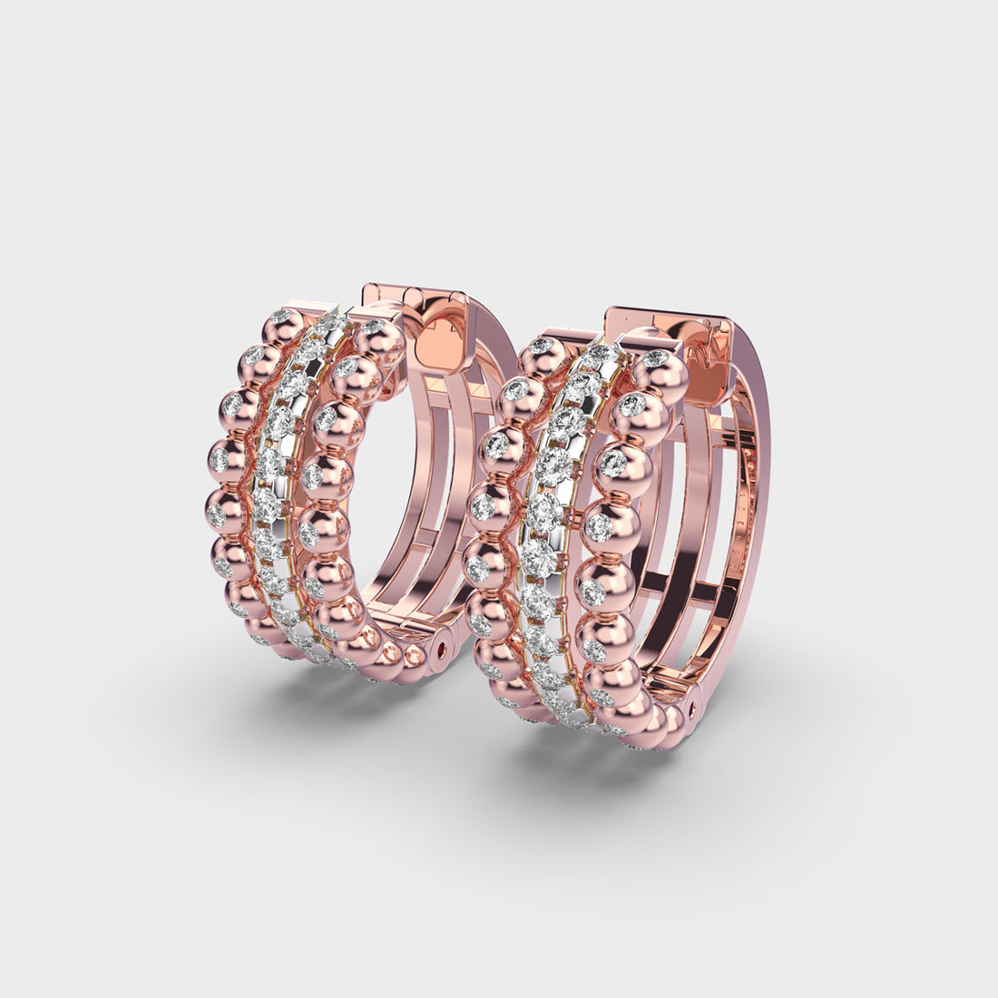 Dewy Diamond Hoops
