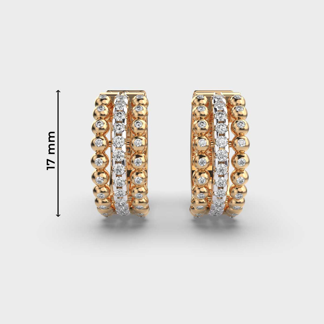 Dewy Diamond Hoops