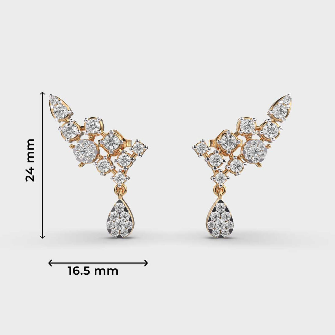 Dainty Beauty Diamond Earrings