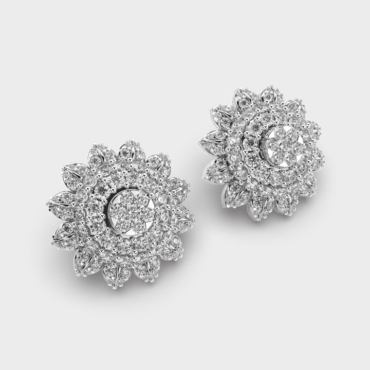 Enchanting Nebula Diamond Earrings