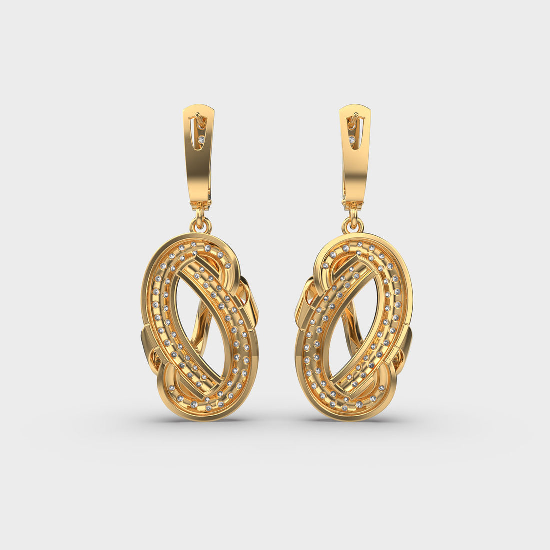 Enchanting Twists Diamond Earrings