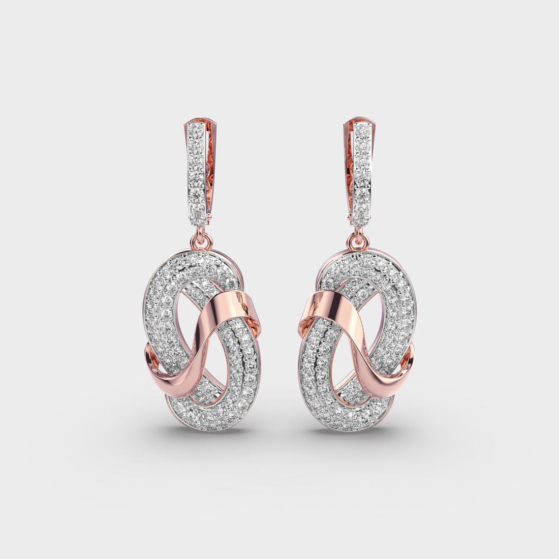 Enchanting Twists Diamond Earrings