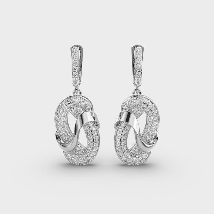 Enchanting Twists Diamond Earrings