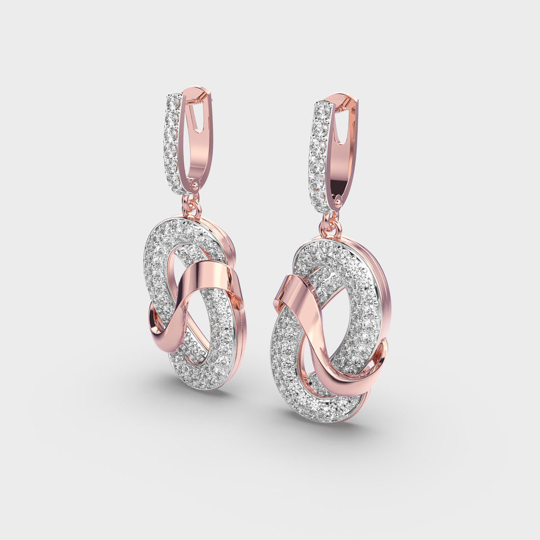 Enchanting Twists Diamond Earrings