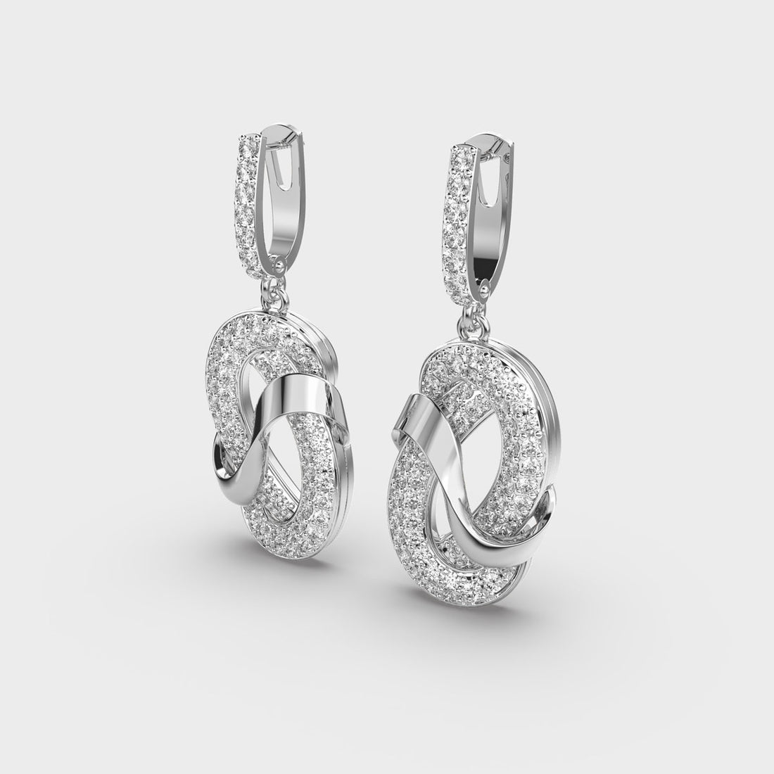 Enchanting Twists Diamond Earrings