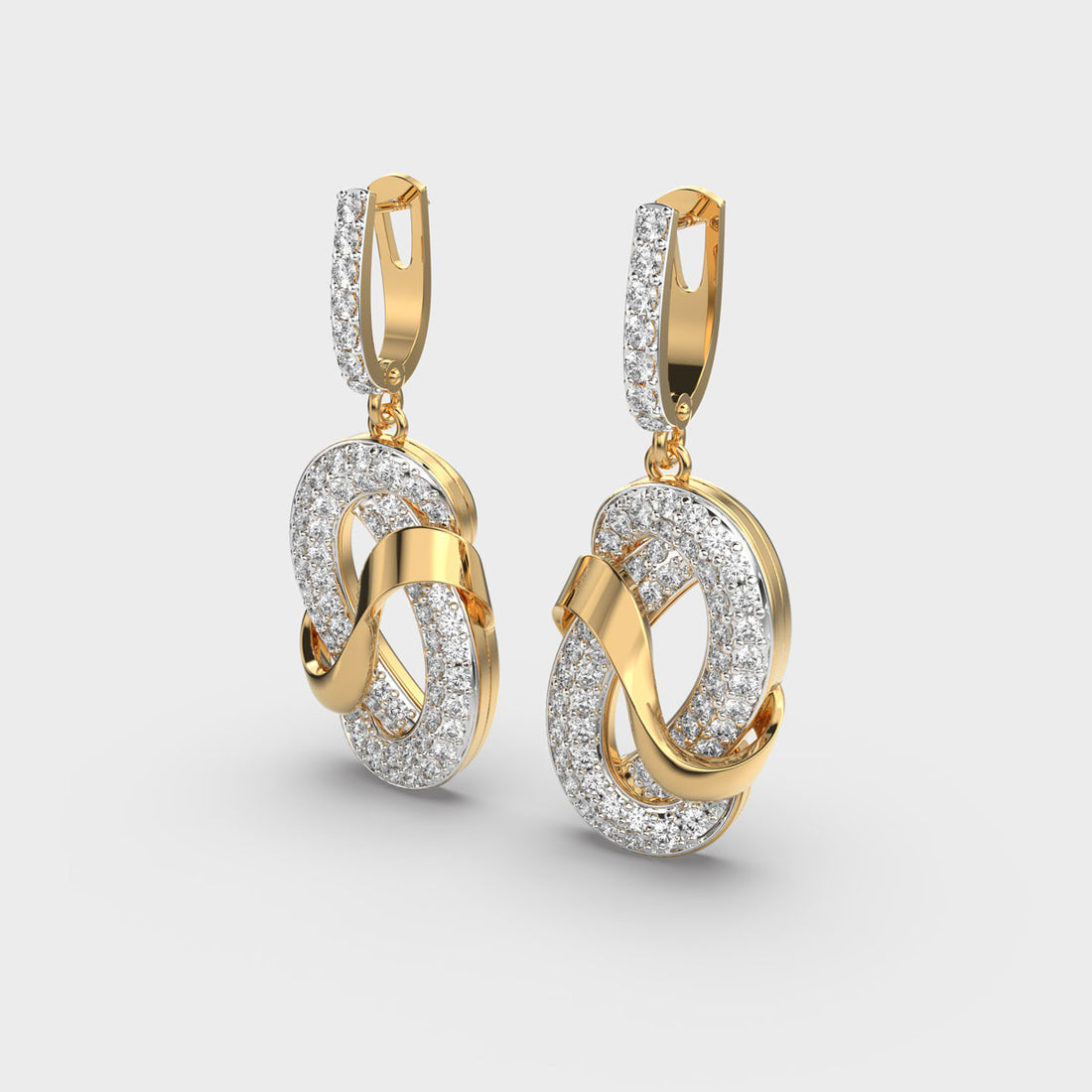 Enchanting Twists Diamond Earrings
