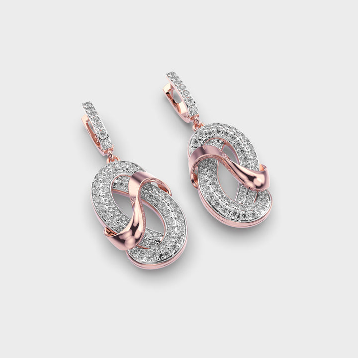 Enchanting Twists Diamond Earrings