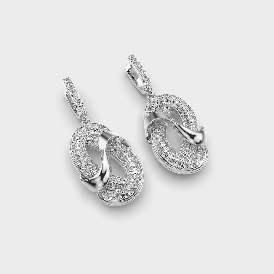 Enchanting Twists Diamond Earrings