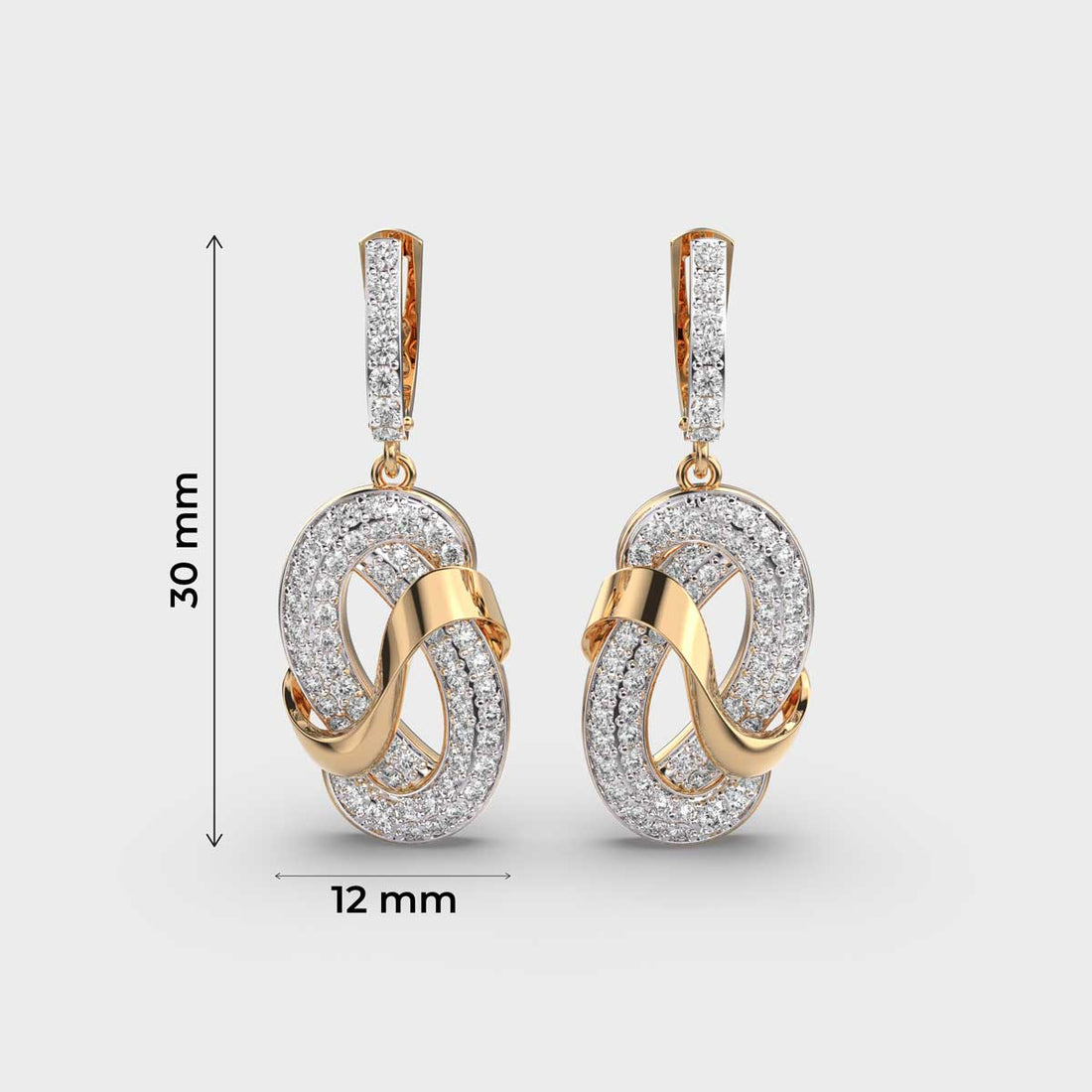 Enchanting Twists Diamond Earrings