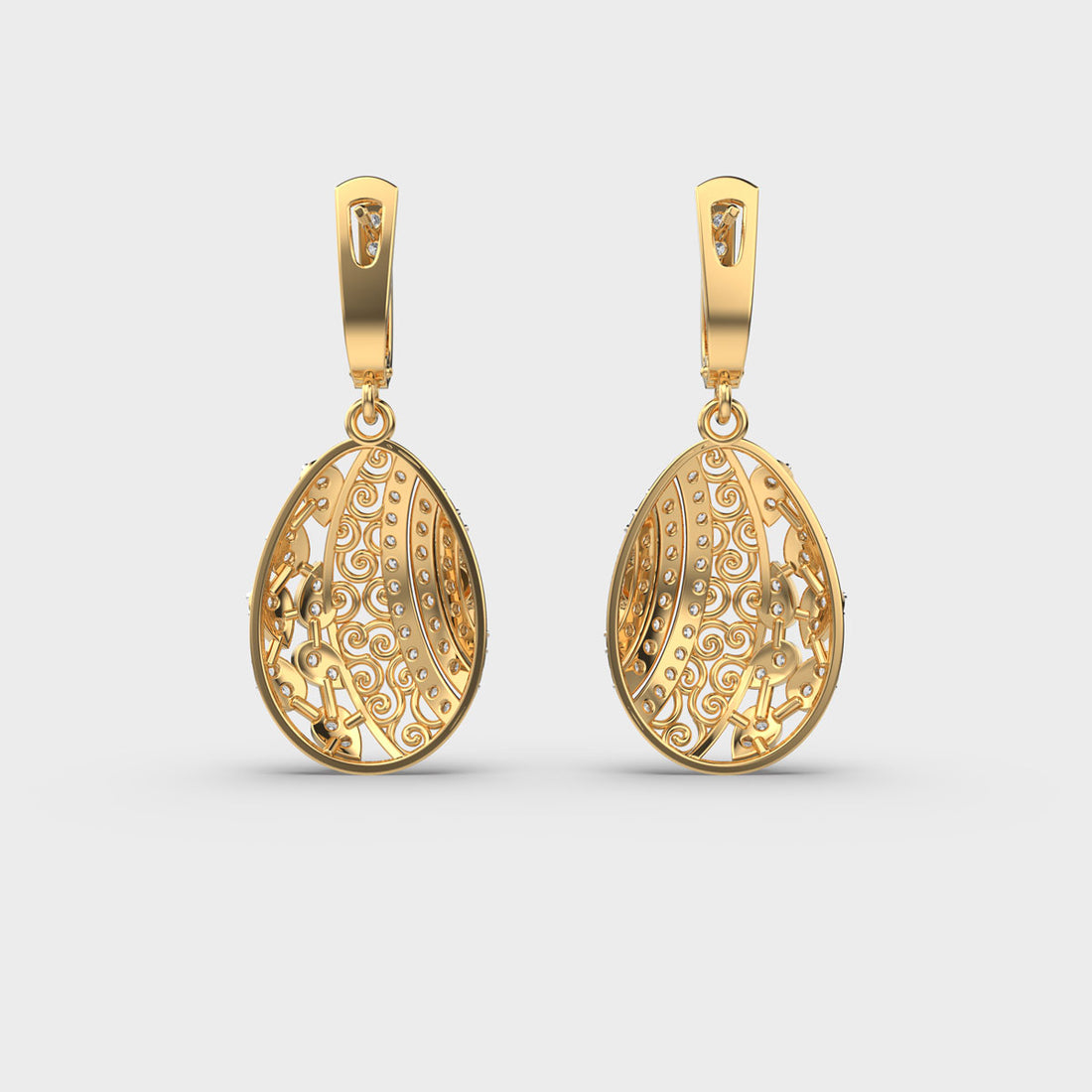 Delicate Dewdrops Diamond Earrings