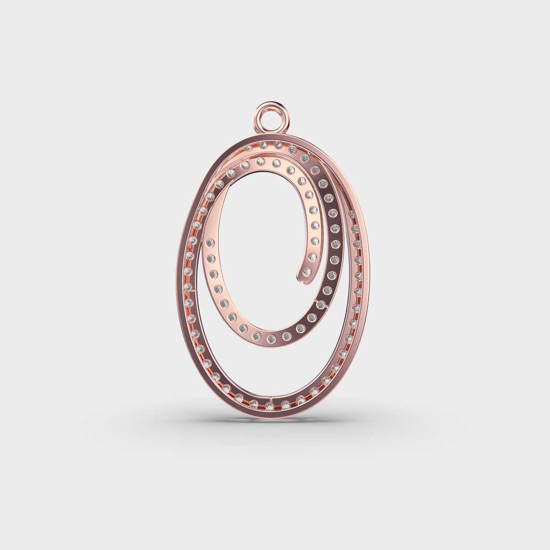 Loop of Abundance Diamond Pendant (With Chain)