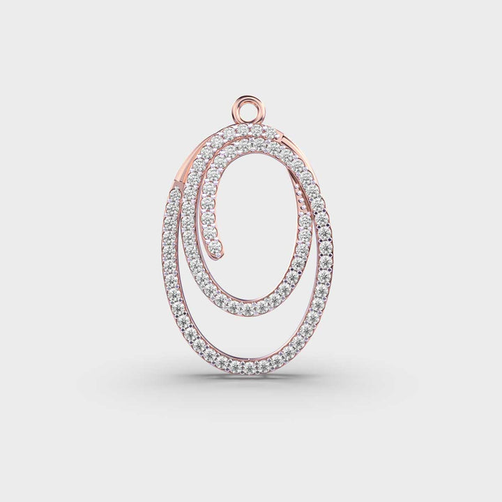 Loop of Abundance Diamond Pendant (With Chain)