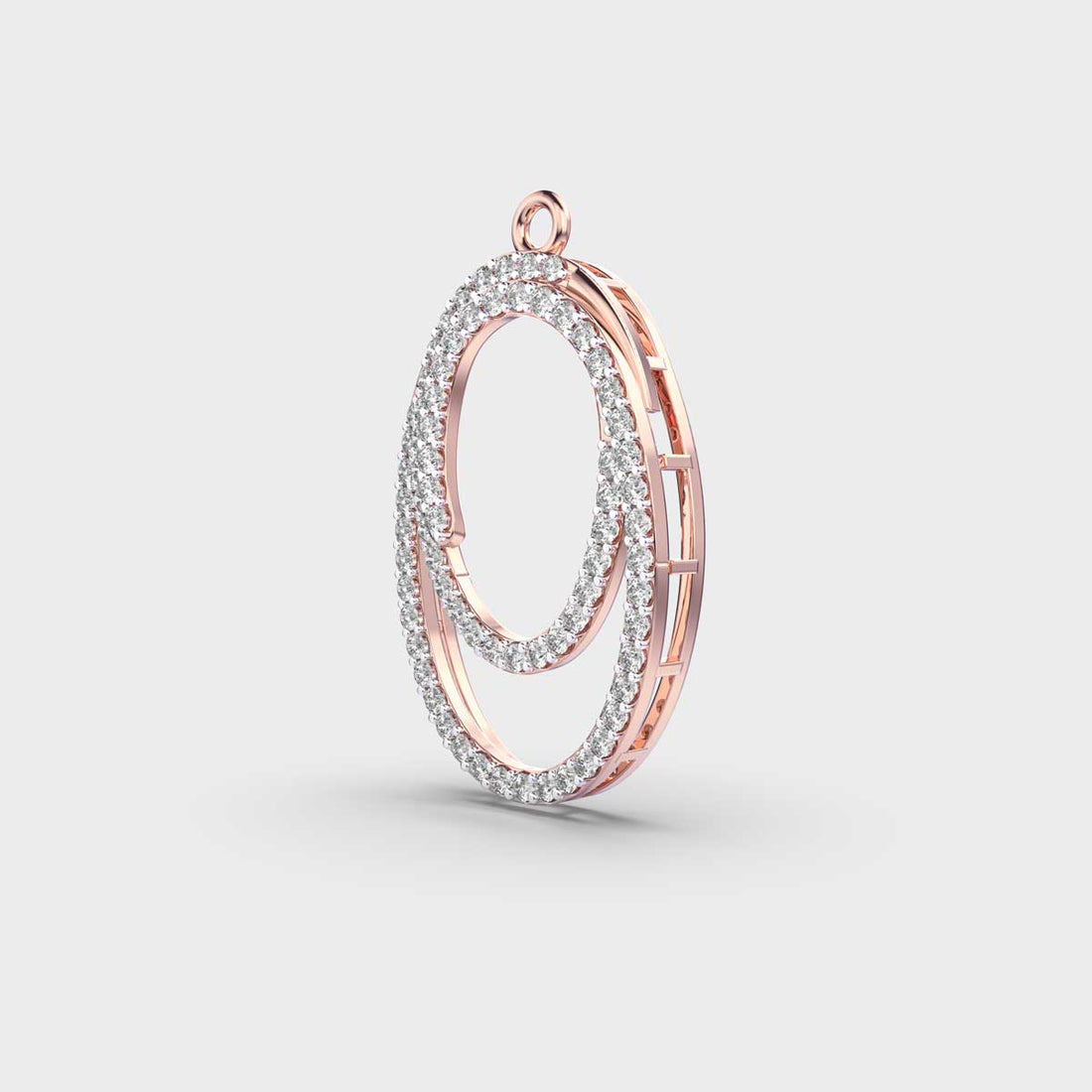 Loop of Abundance Diamond Pendant (With Chain)