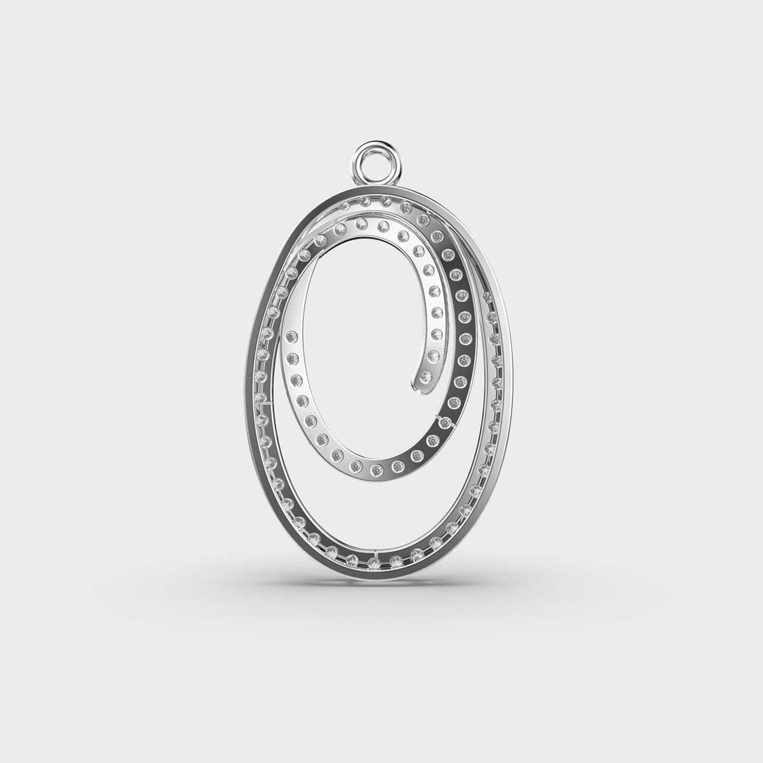 Loop of Abundance Diamond Pendant (With Chain)