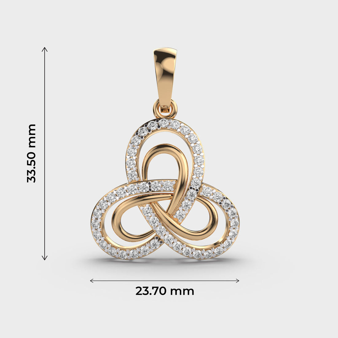 High in Love Diamond Pendant (Without Chain) (Copy)