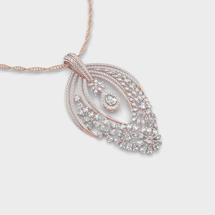 Full Bloom Diamond Pendant (Without Chain)