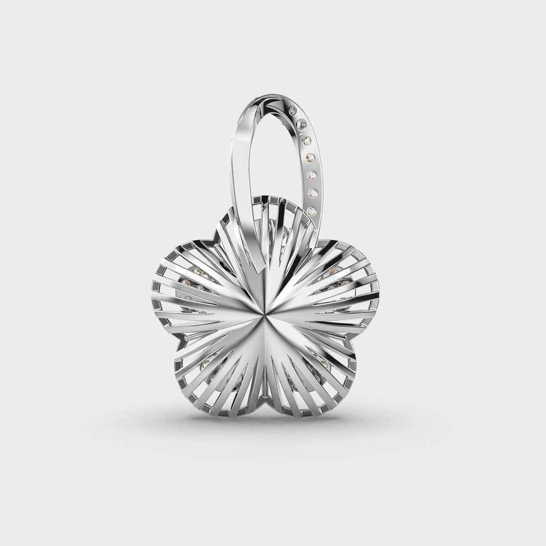 Intricate Flora Diamond Pendant (Without Chain)